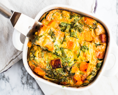 winter squash frittata